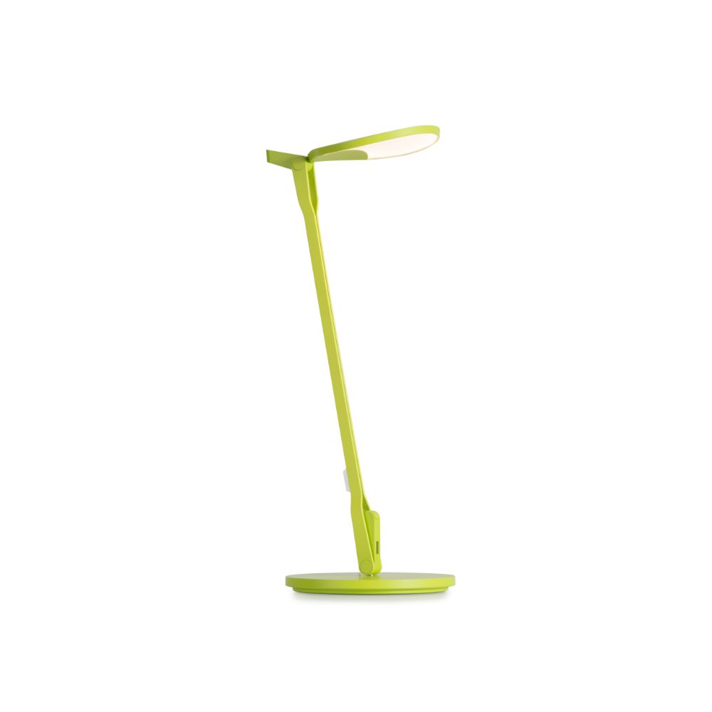 Koncept Lighting SPY-W-MLG-USB-THR Splitty Desk Lamp with through-table mount, Matte Leaf Green